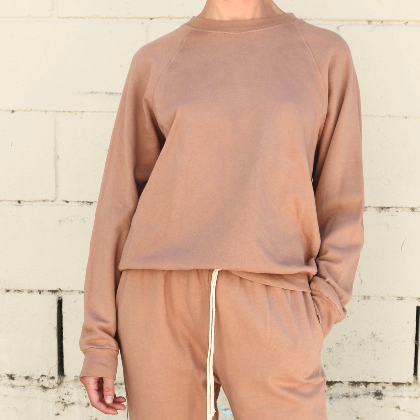 the raglan sweatshirt - sweet potato