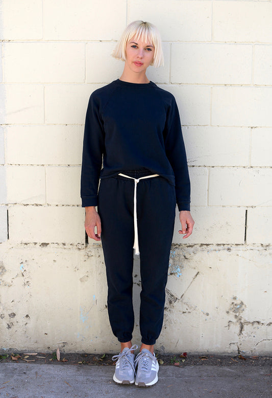the sweatpant - faded black