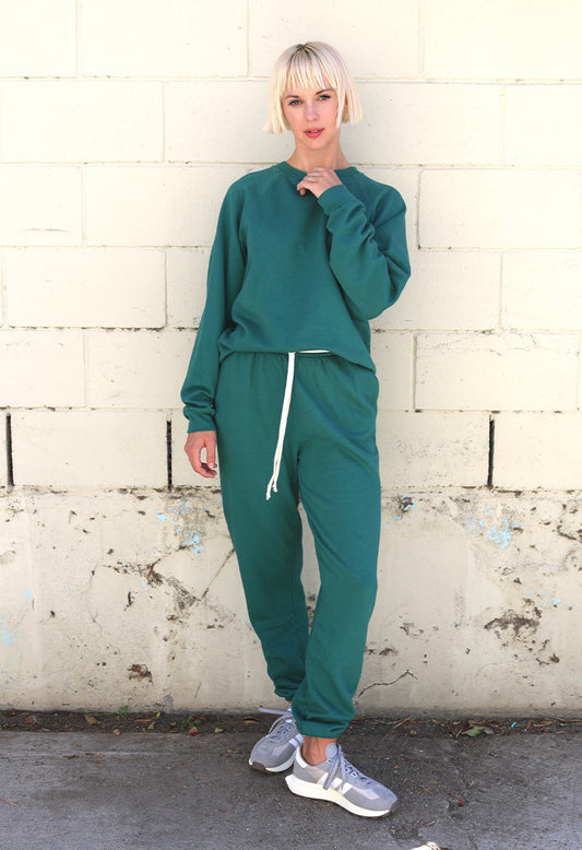 the sweatpant - forest green