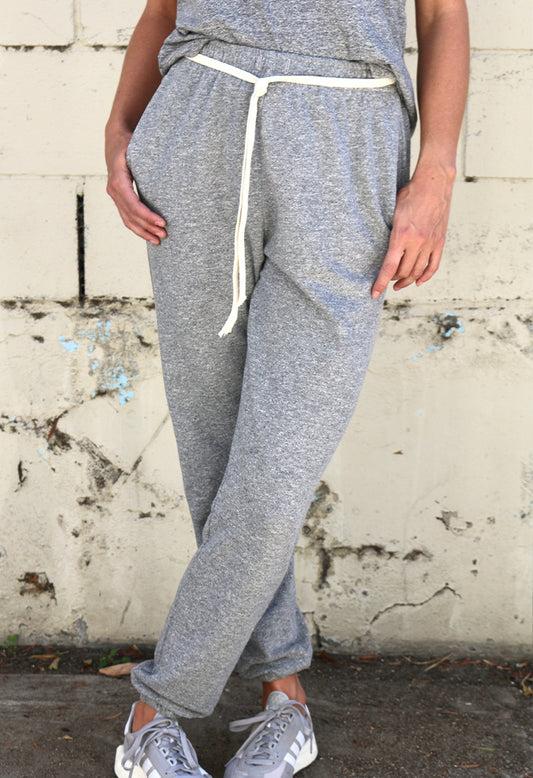 the sweatpant - heather grey