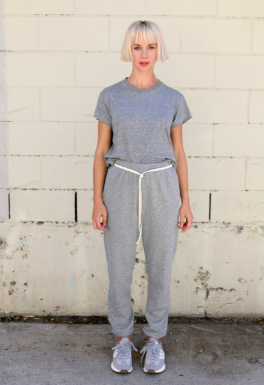 the sweatpant - heather grey